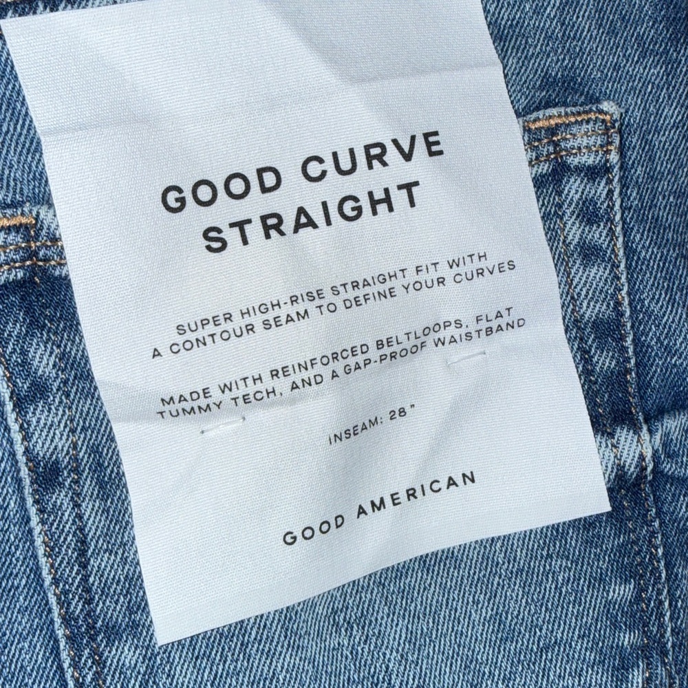 NWT Crossover waist straight leg jeans - Picture 9 of 9